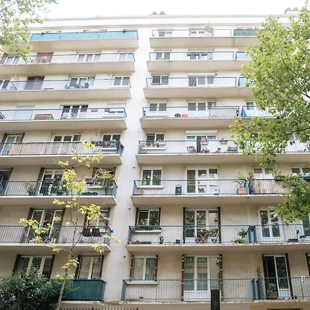 Apartamento Cosy 1bd Apart With Balcony For 4 Paris